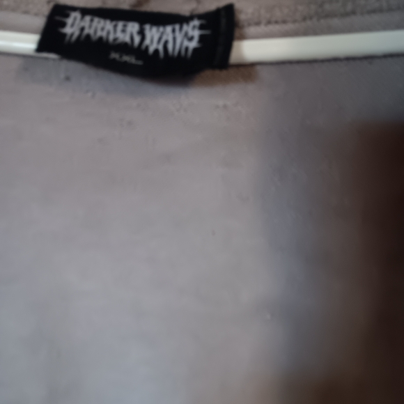 DOLLS KILL Heavy Weight Hoodie Jacket. Zipper Missing. XXL - Picture 7 of 9